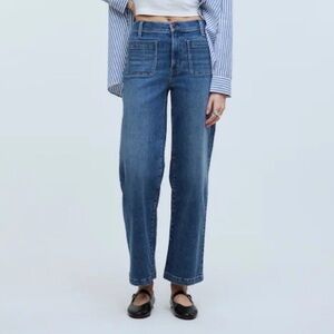 Madewell the perfect vintage wide leg jean size 28T
